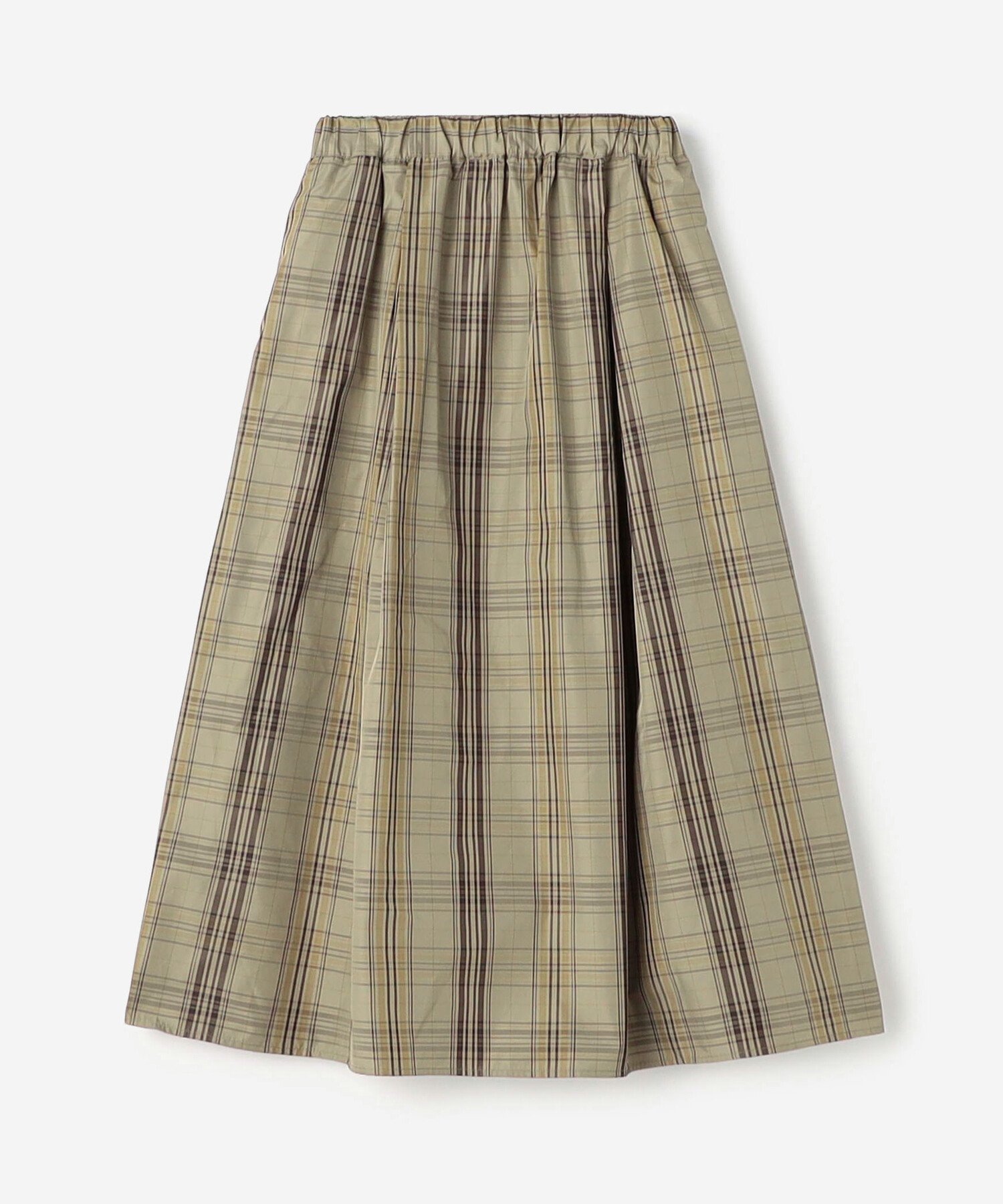 【ビショップ/Bshop】のメモリーツイル タックスカート CHECK WOMEN 人気、トレンドファッション・服の通販 founy(ファニー) 　ファッション　Fashion　レディースファッション　Fashion for Women　スカート　Skirts　ギャザー　Gathered, Ruffled　チェック　Check, Plaid, Tartan　テクスチャー　Texture, Textured Fabric　フロント　Front, Front Design　ポケット　Pocket, Pocket Detail　 other-1|ID: prp329100004835008 ipo3291000000035216551