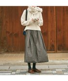 【ビショップ/Bshop】のメモリーツイル タックスカート CHECK WOMEN 人気、トレンドファッション・服の通販 founy(ファニー) ファッション Fashion レディースファッション Fashion for Women スカート Skirts ギャザー Gathered, Ruffled チェック Check, Plaid, Tartan テクスチャー Texture, Textured Fabric フロント Front, Front Design ポケット Pocket, Pocket Detail thumbnail GREY系1|ID: prp329100004835008 ipo3291000000035216553