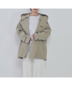 【プルミエ アロンディスモン/1er Arrondissement / MEN】のVACHEMENT*1er 別注リサイクルシェルタフタショートトレンチコート 人気、トレンドファッション・服の通販 founy(ファニー) ファッション Fashion メンズファッション Fashion for Men ショート Short, Short Length タフタ Taffeta, Structured Fabric ドット Polka Dot, Dot Pattern ドローストリング Drawstring, Pull Cord 定番 Standard, Basic Item 別注 Limited Edition, Custom Order |ID:prp329100004835024