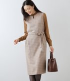 【ニューヨーカー/NEWYORKER】のグラフチェックジョーゼット ジャンパースカート 人気、トレンドファッション・服の通販 founy(ファニー) ファッション Fashion レディースファッション Fashion for Women スカート Skirts インナー Innerwear クラシカル Classical, Vintage-Inspired シンプル Simple, Minimal ジョーゼット Georgette, Semi-Sheer Fabric タートルネック Turtleneck, High Neck チェック Check, Plaid, Tartan ハイネック High Neck, Mock Neck ポケット Pocket, Pocket Detail ループ Loop, Loop Knit A/W・秋冬 Autumn/Winter おすすめ Recommended / Our Picks thumbnail ベージュ|ID: prp329100004835102 ipo3291000000035217932