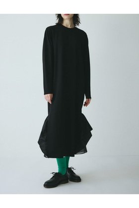 【ヘリンドットサイ/HeRIN.CYE】のMany gather hem dress 人気、トレンドファッション・服の通販 founy(ファニー) ファッション Fashion レディースファッション Fashion for Women ワンピース Dresses フォーマル・パーティードレス・結婚式用ドレス Elegant & Casual Dresses シアー Sheer, See-Through ドッキング Docking, Mixed Material フリル Frill, Ruffle |ID:prp329100004835121