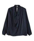 【トゥモローランド/TOMORROWLAND】のウォッシャブルサテン ドレープブラウス 人気、トレンドファッション・服の通販 founy(ファニー) ファッション Fashion レディースファッション Fashion for Women トップス・カットソー Cut & Sew Tops シャツ・ブラウス・オフィスカジュアル Elegant Blouses & Button-Ups インナー Innerwear エレガント 上品 Elegant サテン Satin, Glossy Fabric シルク Silk, 100% Silk ジャケット Jacket, Outerwear タオル Towel, Bath Towel セレモニー Ceremony thumbnail 69 ネイビー|ID: prp329100004835124 ipo3291000000035218493