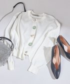 【シップス フォー ウィメン/SHIPS】のTORRAZZO DONNA 手洗い可能 ビジュー シアー カーディガン 人気、トレンドファッション・服の通販 founy(ファニー) ファッション Fashion レディースファッション Fashion for Women トップス・カットソー Cut & Sew Tops カーディガン・羽織り Layered Style Cardigans カーディガン Cardigan, Knitwear シアー Sheer, See-Through ダウン Down, Puffer デニム Denim, Jeans Material トレンド Trend, Trending Now 定番 Standard, Basic Item バランス Balance, Style Balance ビジュー Bijou, Jewel-like Accent フェミニン Feminine, Girly フロント Front, Front Design 別注 Limited Edition, Custom Order 羽織 Haori, Light Jacket ロング Long, Long-Length ワイド Wide, Wide Fit ワーク Workwear, Utility Style おすすめ Recommended / Our Picks 夏 Summer エレガント 上品 Elegant thumbnail オフホワイト|ID: prp329100004835128 ipo3291000000035218543