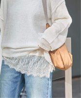 【ジャーナルスタンダード/JOURNAL STANDARD】の《追加 3》レースヘム クルーネックシアーロングT 人気、トレンドファッション・服の通販 founy(ファニー) ファッション Fashion レディースファッション Fashion for Women シアー Sheer, See-Through バランス Balance, Style Balance ラッセル Raschel, Raschel Lace レース Lace, Lace Fabric 人気 Popular, Best Seller |ID:prp329100004835139