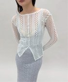 【エディット フォー ルル/edit.for LuLu】の【EUCHRONIA/ユークロニア】Stretch lace long sleeve tee 人気、トレンドファッション・服の通販 founy(ファニー) ファッション Fashion レディースファッション Fashion for Women トップス・カットソー Cut & Sew Tops インナー Innerwear カットソー Cut and Sewn Top ストレッチ Stretch, Stretchy Fabric スマート Smart, Elegant スリット Slit, Slit Detail 長袖 Long Sleeve, Full Sleeve レース Lace, Lace Fabric 再入荷 Restock / Back in Stock おすすめ Recommended / Our Picks thumbnail サックスブルー|ID: prp329100004835151 ipo3291000000035218898
