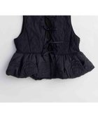 【メゾンスペシャル/MAISON SPECIAL】のEmbroidery Peplum Vest 人気、トレンドファッション・服の通販 founy(ファニー) ファッション Fashion レディースファッション Fashion for Women アウター Coat / Outerwear Collection トップス・カットソー Cut & Sew Tops ベスト&ジレ / 重ね着スタイル Vests & Gilets ガーリー Girly, Feminine Style センター Center, Center Line デニム Denim, Jeans Material フロント Front, Front Design ペプラム Peplum, Flared Hem リボン Ribbon, Bow エレガント 上品 Elegant 防寒 Cold Protection, Winter-Ready thumbnail BLK|ID: prp329100004835162 ipo3291000000035219074