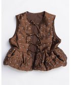 【メゾンスペシャル/MAISON SPECIAL】のEmbroidery Peplum Vest 人気、トレンドファッション・服の通販 founy(ファニー) ファッション Fashion レディースファッション Fashion for Women アウター Coat / Outerwear Collection トップス・カットソー Cut & Sew Tops ベスト&ジレ / 重ね着スタイル Vests & Gilets ガーリー Girly, Feminine Style センター Center, Center Line デニム Denim, Jeans Material フロント Front, Front Design ペプラム Peplum, Flared Hem リボン Ribbon, Bow エレガント 上品 Elegant 防寒 Cold Protection, Winter-Ready thumbnail MLT1|ID: prp329100004835162 ipo3291000000035219076