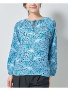 【ナラ カミーチェ/NARACAMICIE】のGENIUS森と湖柄リボン付きプルオーバー 人気、トレンドファッション・服の通販 founy(ファニー) ファッション Fashion レディースファッション Fashion for Women トップス・カットソー Cut & Sew Tops カジュアルプルオーバー・ニットトップス Pullovers & Knit Tops / Casual Pullovers おすすめ Recommended / Our Picks カットソー Cut and Sewn Top ストレッチ Stretch, Stretchy Fabric ハイネック High Neck, Mock Neck リボン Ribbon, Bow リラックス Relax, Relaxed Fit thumbnail ブルー|ID: prp329100004835200 ipo3291000000035219724