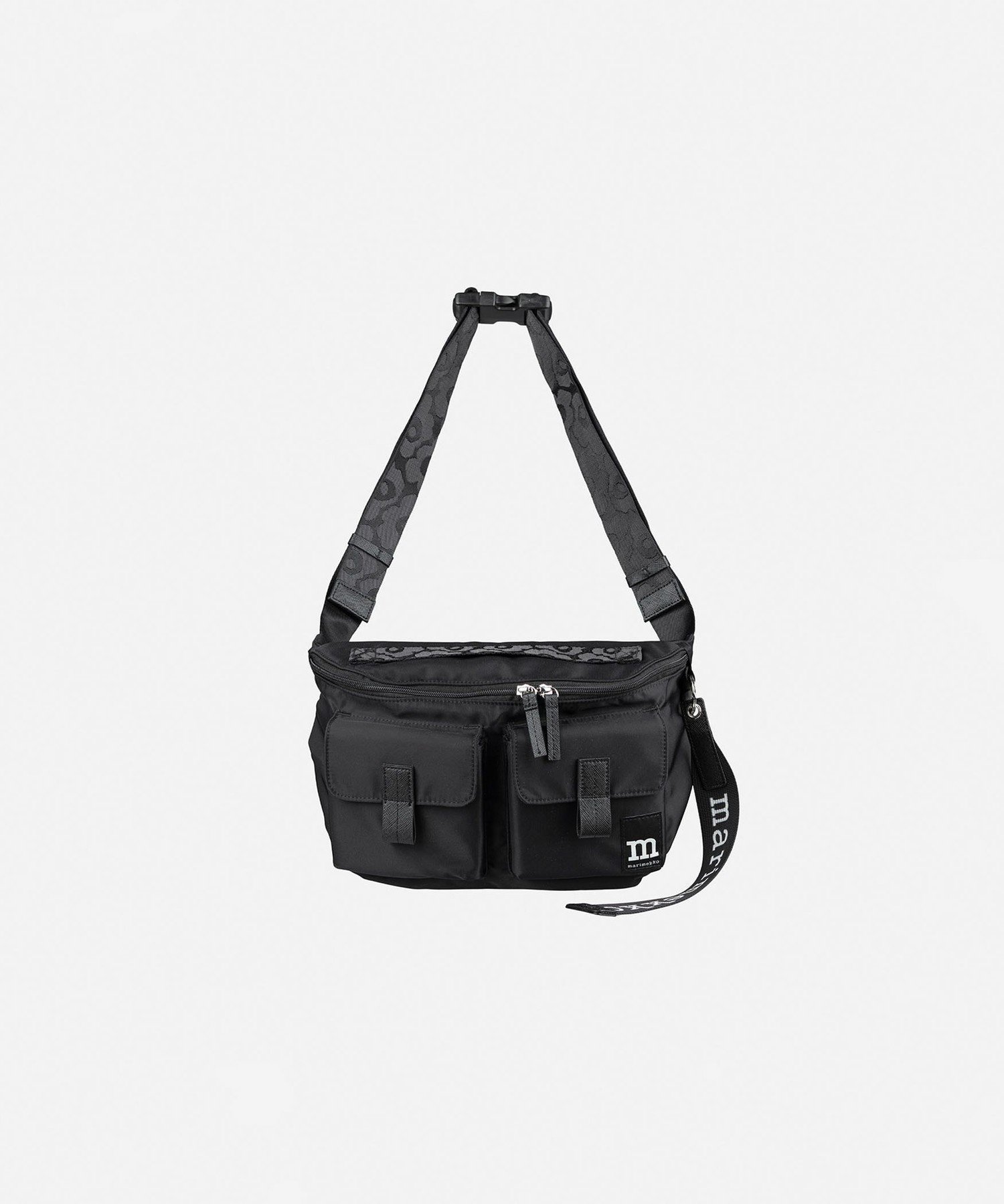 【マリメッコ/marimekko】のSling Bag M Solid ショルダーバッグ インテリア・キッズ・メンズ・レディースファッション・服の通販 founy(ファニー) 　ファッション　Fashion　レディースファッション　Fashion for Women　バッグ　Bags　シンプル　Simple, Minimal　ブラック|ID: prp329100004835218 ipo3291000000035219950