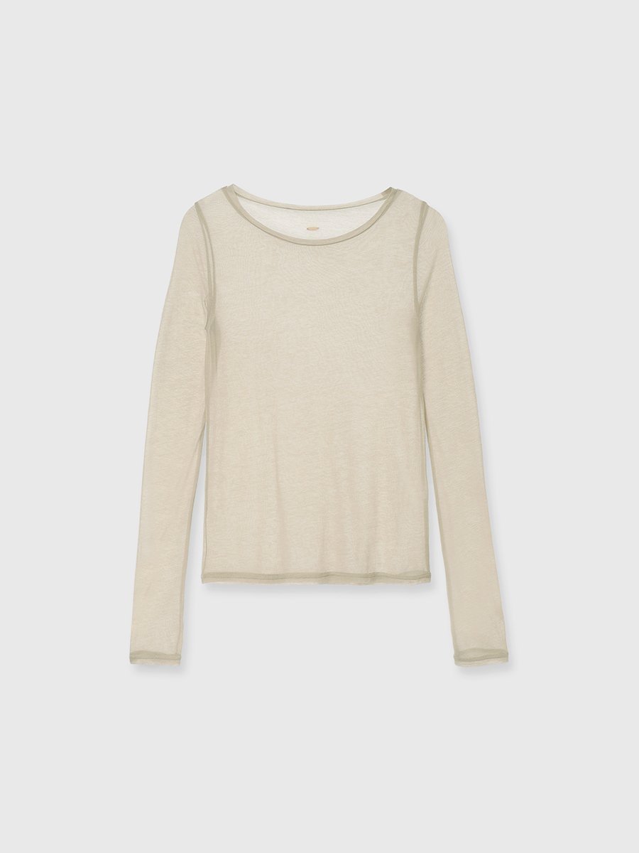 【アニュアンス/anuans】のシアーコンパクトロングTシャツ インテリア・キッズ・メンズ・レディースファッション・服の通販 founy(ファニー) 　ファッション　Fashion　レディースファッション　Fashion for Women　トップス・カットソー　Cut & Sew Tops　シャツ・ブラウス・オフィスカジュアル　Elegant Blouses & Button-Ups　ロングTシャツ・Tシャツ　Longline T-Shirts & Tees　2025年　2025　2025-2026秋冬・A/W　Autumn/Winter 2025–26 AW25–26　とろみ　Fluid, Flowy Fabric　カットソー　Cut and Sewn Top　コンパクト　Compact, Small Size　シルク　Silk, 100% Silk　ベーシック　Basic, Essential　再入荷　Restock / Back in Stock　BEIGE|ID: prp329100004835233 ipo3291000000035220111