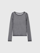 【アニュアンス/anuans】のシアーコンパクトロングTシャツ 人気、トレンドファッション・服の通販 founy(ファニー) ファッション Fashion レディースファッション Fashion for Women トップス・カットソー Cut & Sew Tops シャツ・ブラウス・オフィスカジュアル Elegant Blouses & Button-Ups ロングTシャツ・Tシャツ Longline T-Shirts & Tees 2025年 2025 2025-2026秋冬・A/W Autumn/Winter 2025–26 AW25–26 とろみ Fluid, Flowy Fabric カットソー Cut and Sewn Top コンパクト Compact, Small Size シルク Silk, 100% Silk ベーシック Basic, Essential 再入荷 Restock / Back in Stock thumbnail GREY|ID: prp329100004835233 ipo3291000000035220112