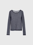 【アニュアンス/anuans】のシアーコンパクトロングTシャツ 人気、トレンドファッション・服の通販 founy(ファニー) ファッション Fashion レディースファッション Fashion for Women トップス・カットソー Cut & Sew Tops シャツ・ブラウス・オフィスカジュアル Elegant Blouses & Button-Ups ロングTシャツ・Tシャツ Longline T-Shirts & Tees 2025年 2025 2025-2026秋冬・A/W Autumn/Winter 2025–26 AW25–26 とろみ Fluid, Flowy Fabric カットソー Cut and Sewn Top コンパクト Compact, Small Size シルク Silk, 100% Silk ベーシック Basic, Essential 再入荷 Restock / Back in Stock thumbnail NAVY|ID: prp329100004835233 ipo3291000000035220113