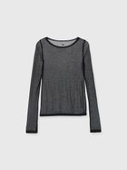 【アニュアンス/anuans】のシアーコンパクトロングTシャツ 人気、トレンドファッション・服の通販 founy(ファニー) ファッション Fashion レディースファッション Fashion for Women トップス・カットソー Cut & Sew Tops シャツ・ブラウス・オフィスカジュアル Elegant Blouses & Button-Ups ロングTシャツ・Tシャツ Longline T-Shirts & Tees 2025年 2025 2025-2026秋冬・A/W Autumn/Winter 2025–26 AW25–26 とろみ Fluid, Flowy Fabric カットソー Cut and Sewn Top コンパクト Compact, Small Size シルク Silk, 100% Silk ベーシック Basic, Essential 再入荷 Restock / Back in Stock thumbnail BLACK|ID: prp329100004835233 ipo3291000000035220114