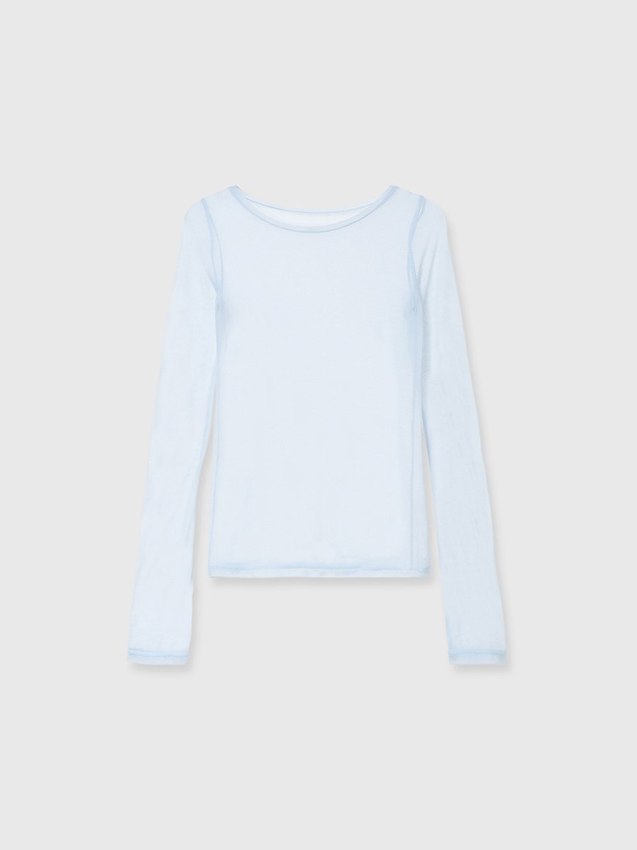 【アニュアンス/anuans】のシアーコンパクトロングTシャツ インテリア・キッズ・メンズ・レディースファッション・服の通販 founy(ファニー) 　ファッション　Fashion　レディースファッション　Fashion for Women　トップス・カットソー　Cut & Sew Tops　シャツ・ブラウス・オフィスカジュアル　Elegant Blouses & Button-Ups　ロングTシャツ・Tシャツ　Longline T-Shirts & Tees　2025年　2025　2025-2026秋冬・A/W　Autumn/Winter 2025–26 AW25–26　とろみ　Fluid, Flowy Fabric　カットソー　Cut and Sewn Top　コンパクト　Compact, Small Size　シルク　Silk, 100% Silk　ベーシック　Basic, Essential　再入荷　Restock / Back in Stock　SAX|ID: prp329100004835233 ipo3291000000035220119