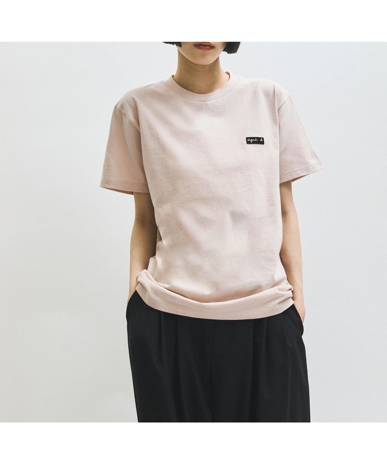 【アダム エ ロペ/ADAM ET ROPE'】の【agnes b. pour ADAM ET ROPE 】T-SHIRT インテリア・キッズ・メンズ・レディースファッション・服の通販 founy(ファニー) 　ファッション　Fashion　レディースファッション　Fashion for Women　トップス・カットソー　Cut & Sew Tops　シャツ・ブラウス・オフィスカジュアル　Elegant Blouses & Button-Ups　ロングTシャツ・Tシャツ　Longline T-Shirts & Tees　カッティング　Cutting Detail　定番　Standard, Basic Item　バランス　Balance, Style Balance　フレンチ　French, French Style　別注　Limited Edition, Custom Order　A/W・秋冬　Autumn/Winter　2025年　2025　2025-2026秋冬・A/W　Autumn/Winter 2025–26 AW25–26　ベージュ系(28)|ID: prp329100004835236 ipo3291000000035220159