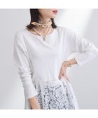 【インディヴィ/INDIVI】の【洗える/レイヤードにおすすめ】レース切り替えカットソー 人気、トレンドファッション・服の通販 founy(ファニー) ファッション Fashion レディースファッション Fashion for Women トップス・カットソー Cut & Sew Tops カットソー・ベーシックTシャツ Cut-and-Sewn Tops / Stretch Tees & Basics インナー Innerwear 洗える Machine Washable カットソー Cut and Sewn Top シルケット Silket, Silky Cotton シンプル Simple, Minimal スタイリッシュ Stylish, Fashionable スマート Smart, Elegant スーピマ Supima, Premium Cotton 長袖 Long Sleeve, Full Sleeve フェミニン Feminine, Girly レース Lace, Lace Fabric ワイド Wide, Wide Fit おすすめ Recommended / Our Picks エレガント 上品 Elegant thumbnail オフホワイト|ID: prp329100004835239 ipo3291000000035220172