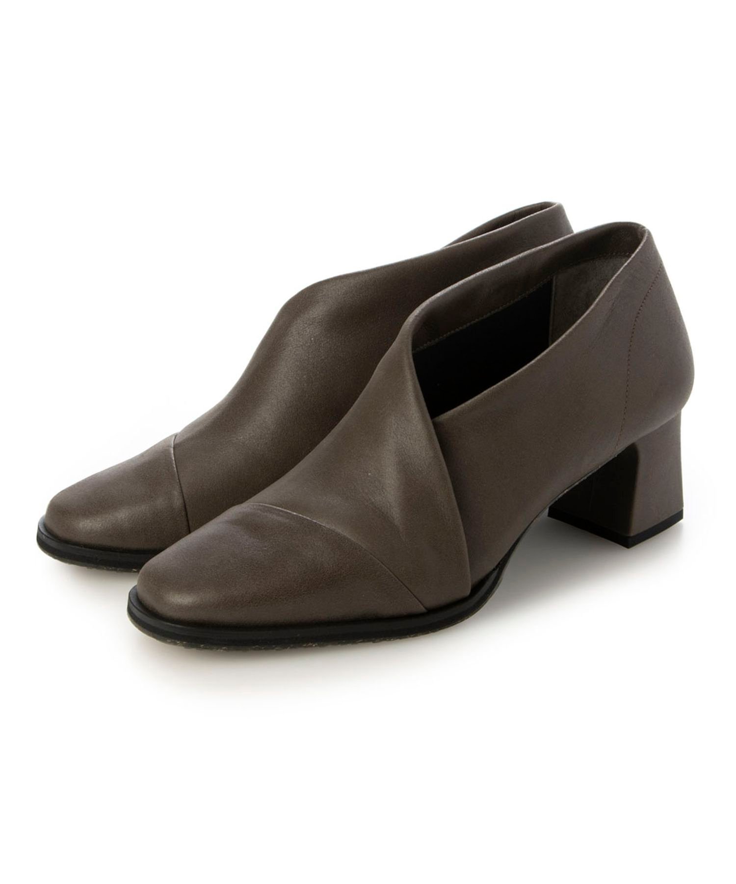 【モード エ ジャコモ/MODE ET JACOMO】のチャンキーヒールブーティーパンプス インテリア・キッズ・メンズ・レディースファッション・服の通販 founy(ファニー) 　ファッション　Fashion　レディースファッション　Fashion for Women　シンプル　Simple, Minimal　フォルム　Silhouette, Form　エレガント 上品　Elegant　軽量　Lightweight, Ultra Light　OK|ID: prp329100004835260 ipo3291000000035220388