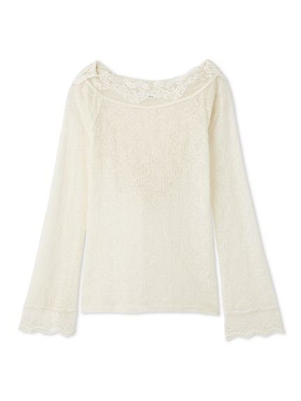 【リリーブラウン/Lily Brown】のレースフーディートップス(Hearts2Hearts着用) インテリア・キッズ・メンズ・レディースファッション・服の通販 founy(ファニー) 　雑誌掲載アイテム　Magazine Picks & Fashion Features　ファッション雑誌　Fashion Magazines　レイ　Ray　ファッション　Fashion　レディースファッション　Fashion for Women　トップス・カットソー　Cut & Sew Tops　クラシカル　Classical, Vintage-Inspired　ストレッチ　Stretch, Stretchy Fabric　スマート　Smart, Elegant　雑誌　Magazine, Fashion Magazine　2月号　February Issue, Feb. Edition　フィット　Fit, Slim Fit　レース　Lace, Lace Fabric　ロマンティック　Romantic, Feminine Style　IVR[003]|ID: prp329100004835271 ipo3291000000035220513