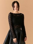 【リリーブラウン/Lily Brown】のレースフーディートップス(Hearts2Hearts着用) 人気、トレンドファッション・服の通販 founy(ファニー) 雑誌掲載アイテム Magazine Picks & Fashion Features ファッション雑誌 Fashion Magazines レイ Ray ファッション Fashion レディースファッション Fashion for Women トップス・カットソー Cut & Sew Tops クラシカル Classical, Vintage-Inspired ストレッチ Stretch, Stretchy Fabric スマート Smart, Elegant 雑誌 Magazine, Fashion Magazine 2月号 February Issue, Feb. Edition フィット Fit, Slim Fit レース Lace, Lace Fabric ロマンティック Romantic, Feminine Style thumbnail BLK[009]|ID: prp329100004835271 ipo3291000000035220514