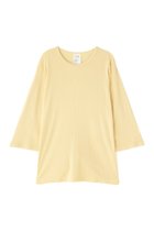 【ヒューマンウーマン/HUMAN WOMAN】のOTOAA スリットスリーブカットソー 人気、トレンドファッション・服の通販 founy(ファニー) ファッション Fashion レディースファッション Fashion for Women トップス・カットソー Cut & Sew Tops カットソー・ベーシックTシャツ Cut-and-Sewn Tops / Stretch Tees & Basics スタンダード Standard, Basic thumbnail イエロー|ID: prp329100004835273 ipo3291000000035220523