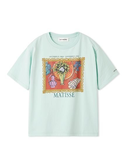 【リリーブラウン/Lily Brown】のミュージアムTシャツ インテリア・キッズ・メンズ・レディースファッション・服の通販 founy(ファニー) 　ファッション　Fashion　レディースファッション　Fashion for Women　トップス・カットソー　Cut & Sew Tops　シャツ・ブラウス・オフィスカジュアル　Elegant Blouses & Button-Ups　ロングTシャツ・Tシャツ　Longline T-Shirts & Tees　シンプル　Simple, Minimal　スマート　Smart, Elegant　フラワー　Flower, Floral　プリント　Print, Printed Pattern　モチーフ　Motif, Design Theme　春　Spring　MNT[021]|ID: prp329100004835282 ipo3291000000035220642