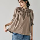 【ローズティアラ/Rose Tiara】のギャザーカットソー 人気、トレンドファッション・服の通販 founy(ファニー) ファッション Fashion レディースファッション Fashion for Women トップス・カットソー Cut & Sew Tops カットソー・ベーシックTシャツ Cut-and-Sewn Tops / Stretch Tees & Basics ギャザー Gathered, Ruffled スタンダード Standard, Basic スマート Smart, Elegant ドレープ Drape, Draping Fabric フェミニン Feminine, Girly フォルム Silhouette, Form プリント Print, Printed Pattern ポケット Pocket, Pocket Detail thumbnail グレー|ID: prp329100004835285 ipo3291000000035220699