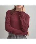 【クチュール ブローチ/Couture Brooch】の【ほんのりシアー・きれいめ】サステナブル テレコインナートップス 人気、トレンドファッション・服の通販 founy(ファニー) ファッション Fashion レディースファッション Fashion for Women トップス・カットソー Cut & Sew Tops 2025年 2025 2025-2026秋冬・A/W Autumn/Winter 2025–26 AW25–26 インナー Innerwear カーディガン Cardigan, Knitwear シアー Sheer, See-Through スマート Smart, Elegant テレコ Ribbed, Rib Stitch ボトルネック Bottle Neck, Mock Neck 防寒 Cold Protection, Winter-Ready thumbnail ボルドー|ID: prp329100004835287 ipo3291000000035220715