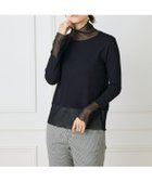 【イッツインターナショナル/I.T.'S. international】のチュールドッキングハイネックカットソー 人気、トレンドファッション・服の通販 founy(ファニー) ファッション Fashion レディースファッション Fashion for Women トップス・カットソー Cut & Sew Tops カットソー・ベーシックTシャツ Cut-and-Sewn Tops / Stretch Tees & Basics シアー Sheer, See-Through ストレッチ Stretch, Stretchy Fabric スマート Smart, Elegant チュール Tulip, Tulip Motif ハイネック High Neck, Mock Neck レース Lace, Lace Fabric ロング Long, Long-Length thumbnail ブラック|ID: prp329100004835290 ipo3291000000035220731