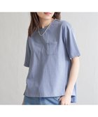【イッカ/ikka】のコットンUSA半袖ポケットTシャツ ライトブルー|ID: prp329100004835539 ipo3291000000035222529