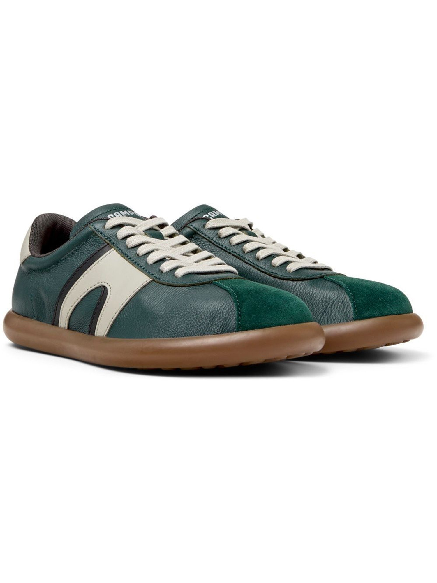 【カンペール/CAMPER】のカンペール PELOTAS SOLLER / レザースニーカー インテリア・キッズ・メンズ・レディースファッション・服の通販 founy(ファニー) 　ファッション　Fashion　レディースファッション　Fashion for Women　インソール　Shoe Insole　クッション　Cushion, Throw Pillow　シンプル　Simple, Minimal　スニーカー　Sneakers, Trainers　スポーティ　Sporty, Casual Athletic　リラックス　Relax, Relaxed Fit　2025年　2025　2025-2026秋冬・A/W　Autumn/Winter 2025–26 AW25–26　ダークグリーン|ID: prp329100004835541 ipo3291000000035222537