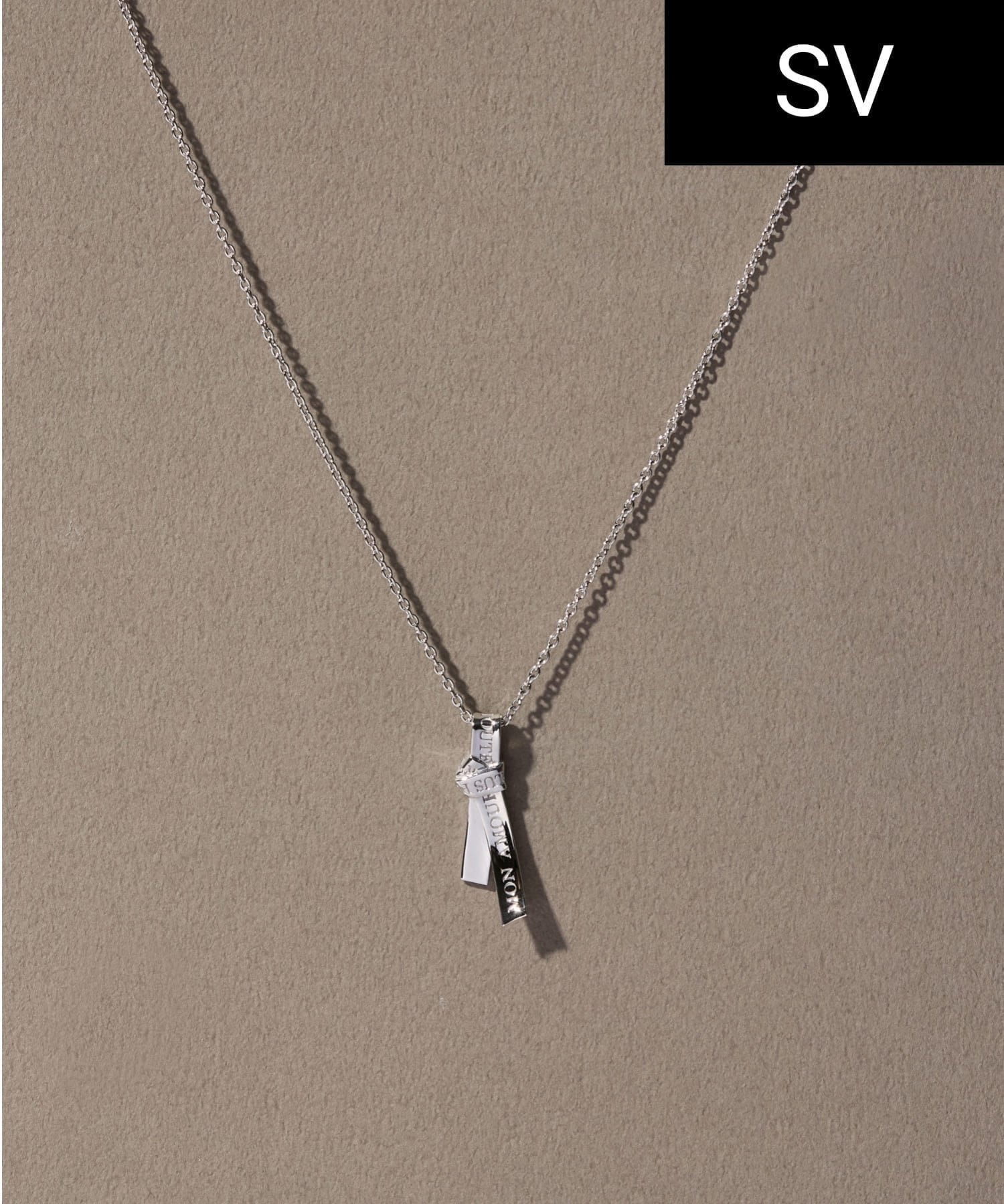 【ジュエルアディクト/JEWEL ADDICT】の【SV925】タイリボンモチーフネックレス/ペア/ユニセックス 人気、トレンドファッション・服の通販 founy(ファニー) 　ファッション　Fashion　レディースファッション　Fashion for Women　ジュエリー　Jewelry　ネックレス　Necklaces & Pendants　ジュエリー　Jewelry, Accessories　チェーン　Chain, Chain Strap　ネックレス　Necklace, Pendant Necklace　フォルム　Silhouette, Form　モチーフ　Motif, Design Theme　リボン　Ribbon, Bow　 other-1|ID: prp329100004835564 ipo3291000000035222669