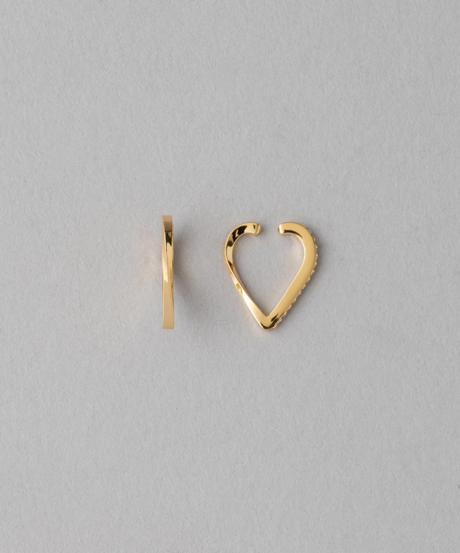 【エテ/ete】のビジュー リバーシブルイヤリング インテリア・キッズ・メンズ・レディースファッション・服の通販 founy(ファニー) 　ファッション　Fashion　レディースファッション　Fashion for Women　ジュエリー　Jewelry　ファッションリング　Fashion Rings　イヤリング・フープ・ドロップタイプ　Hoop, Drop & Clip Earrings　イヤリング　Earrings　オケージョン　Occasion Wear　ショート　Short, Short Length　ツイスト　Tweed, Tweed Fabric　ビジネス 仕事 通勤　Business / Work / Commuting　ビジュー　Bijou, Jewel-like Accent　モダン　Modern, Contemporary　リバーシブル　Reversible, Two-Sided　イエローゴールド|ID: prp329100004835575 ipo3291000000035222733