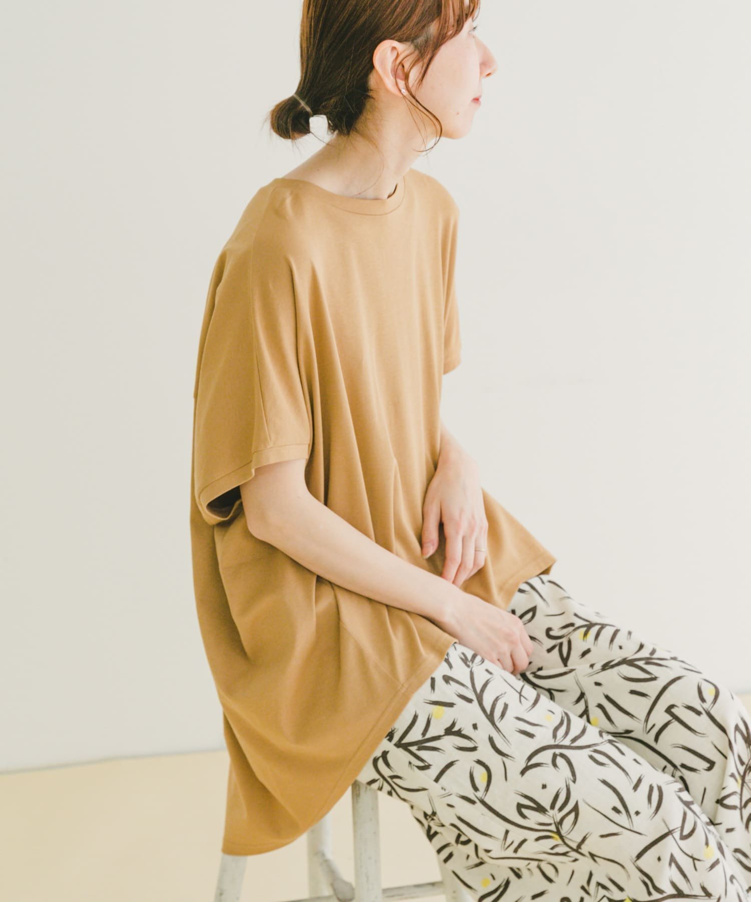 【アイテムズアーバンリサーチ/ITEMS URBAN RESEARCH】のシルケットドルマンTシャツ インテリア・キッズ・メンズ・レディースファッション・服の通販 founy(ファニー) 　ファッション　Fashion　レディースファッション　Fashion for Women　トップス・カットソー　Cut & Sew Tops　シャツ・ブラウス・オフィスカジュアル　Elegant Blouses & Button-Ups　ロングTシャツ・Tシャツ　Longline T-Shirts & Tees　2025年　2025　2025春夏・S/S　Spring/Summer 2025 SS25　なめらか　Smooth, Silky Texture　シルケット　Silket, Silky Cotton　バランス　Balance, Style Balance　フロント　Front, Front Design　ボトム　Bottoms, Lower Wear　夏　Summer　S/S・春夏　SS, Spring/Summer, Warm Season　CML|ID: prp329100004835581 ipo3291000000035222754