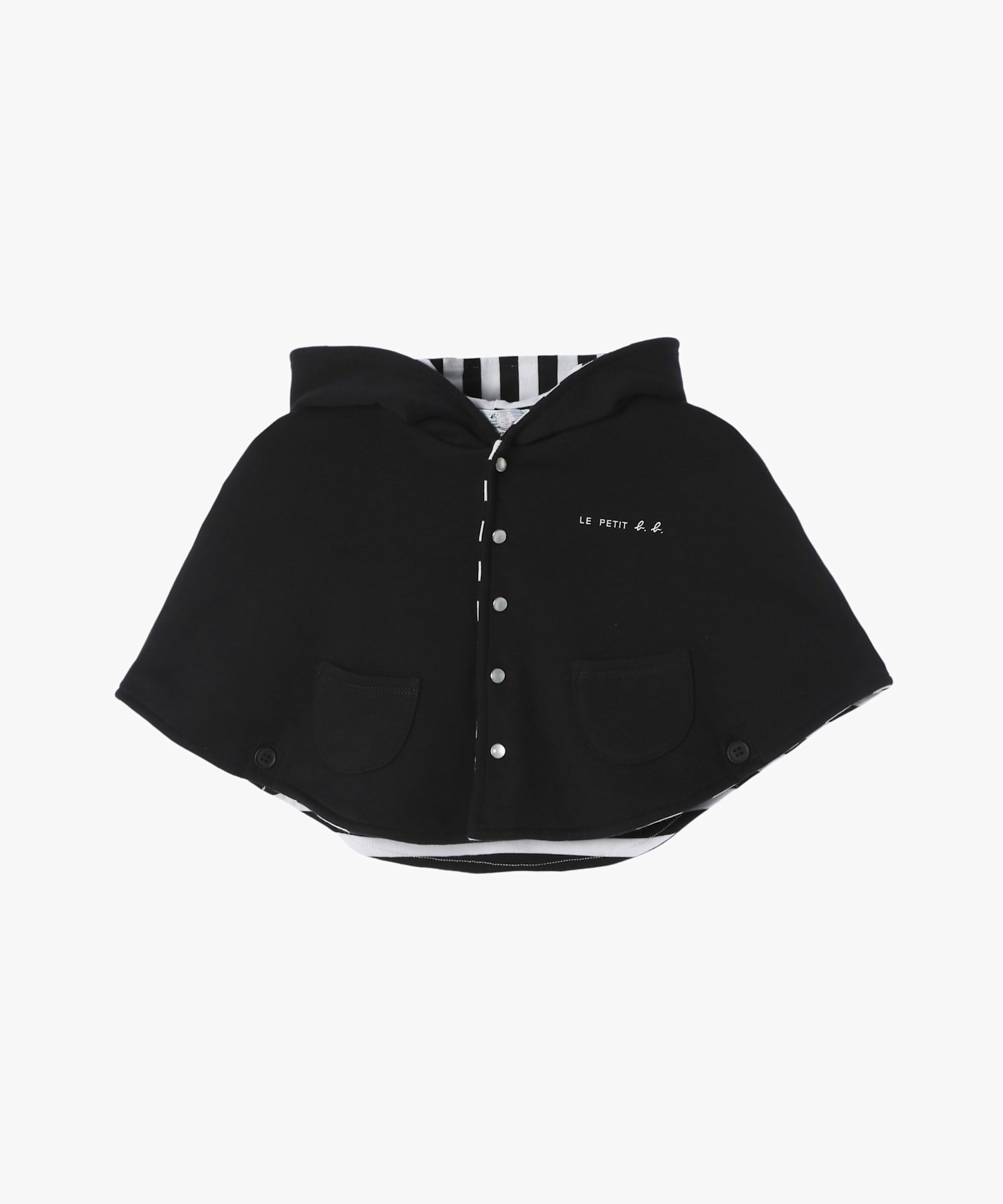 【アニエスベー ファム/agnes b. / KIDS】のベビー b.b. ロゴ コットン リバーシブル ポンチョ 人気、トレンドファッション・服の通販 founy(ファニー) 　ファッション　Fashion　キッズファッション　Fashion for Kids　フロント　Front, Front Design　ベビー　Baby, Babywear　ポンチョ　Poncho, Cape Style　リバーシブル　Reversible, Two-Sided　エレガント 上品　Elegant　 other-1|ID: prp329100004835622 ipo3291000000035222961