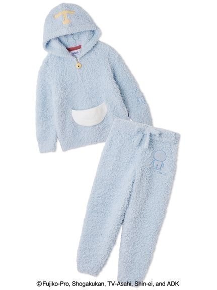 【ジェラート ピケ/gelato pique / KIDS】の【ドラえもん】【キッズ】ジェラートパーカ ロングパンツ インテリア・キッズ・メンズ・レディースファッション・服の通販 founy(ファニー) 　ファッション　Fashion　キッズファッション　Fashion for Kids　ボトムス　Bottoms　イエロー　Yellow　キャラクター　Character, Licensed Characters　コレクション　Collection, Seasonal Line　スマート　Smart, Elegant　人気　Popular, Best Seller　フロント　Front, Front Design　ポケット　Pocket, Pocket Detail　モチーフ　Motif, Design Theme　リボン　Ribbon, Bow　ロング　Long, Long-Length　BLU[086]|ID: prp329100004835625 ipo3291000000035222992