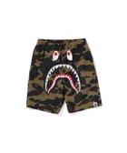 【ア ベイシング エイプ/A BATHING APE / KIDS】の1ST CAMO SHARK BEACH SHORTS 人気、トレンドファッション・服の通販 founy(ファニー) ファッション Fashion キッズファッション Fashion for Kids フロント Front, Front Design プリント Print, Printed Pattern モチーフ Motif, Design Theme ラバー Rubber, Rubber Sole thumbnail GREEN|ID: prp329100004835635 ipo3291000000035223052