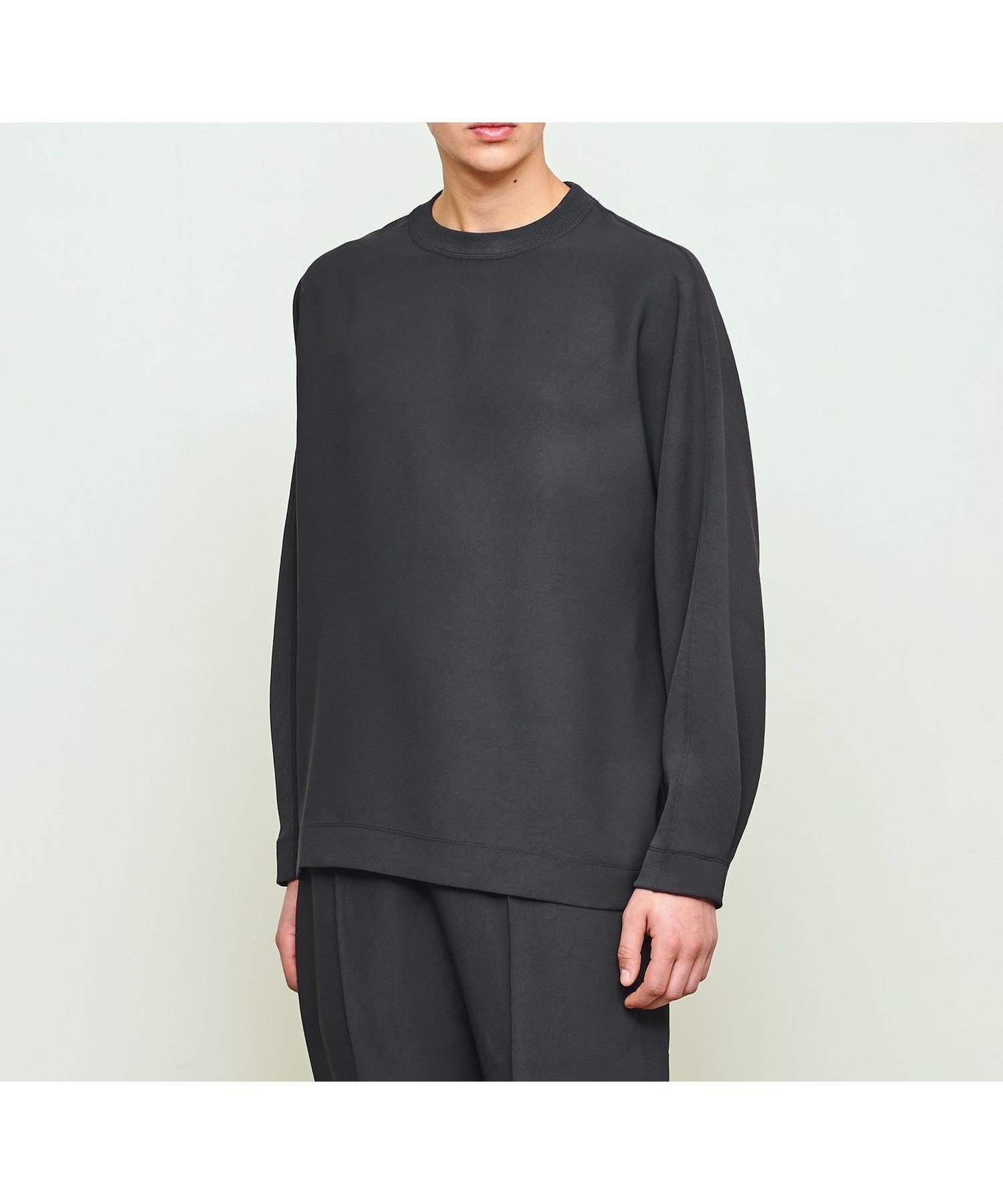 【ユナイテッドアローズ/UNITED ARROWS / MEN】のD.O UNITED ARROWS BY DAISUKE OBANA I DOLMAN L/S CREW/ロングスリーブTシャツ インテリア・キッズ・メンズ・レディースファッション・服の通販 founy(ファニー) 　ファッション　Fashion　メンズファッション　Fashion for Men　エレガント 上品　Elegant　コレクション　Collection, Seasonal Line　ジャケット　Jacket, Outerwear　スリーブ　Sleeve, Long Sleeve / Short Sleeve　セットアップ　Set-Up, Coordinated Outfit　定番　Standard, Basic Item　ルーズ　Loose, Oversized　ロング　Long, Long-Length　おすすめ　Recommended / Our Picks　DK.GRAY|ID: prp329100004835640 ipo3291000000035223122