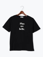 【テチチ/Te chichi】のフラワーモチーフプリントTシャツ 人気、トレンドファッション・服の通販 founy(ファニー) ファッション Fashion レディースファッション Fashion for Women トップス・カットソー Cut & Sew Tops シャツ・ブラウス・オフィスカジュアル Elegant Blouses & Button-Ups ロングTシャツ・Tシャツ Longline T-Shirts & Tees 花柄・フラワープリント・モチーフ Floral Prints & Motifs / Flower Pattern Tops シンプル Simple, Minimal デニム Denim, Jeans Material フラワー Flower, Floral プリント Print, Printed Pattern モチーフ Motif, Design Theme thumbnail ブラック|ID: prp329100004835641 ipo3291000000035223148