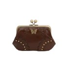 【クイーポ/KUIPO】のアナスイ ANNA SUI マチルダ 口金ミニ財布 人気、トレンドファッション・服の通販 founy(ファニー) ファッション Fashion レディースファッション Fashion for Women ミニ財布・二つ折り財布 Wallets & Card Cases クラシカル Classical, Vintage-Inspired コイン Coin, Coin Design コンパクト Compact, Small Size 財布 Wallet, Purse バタフライ Butterfly, Butterfly Motif フォルム Silhouette, Form フラワー Flower, Floral ブローチ Brooch, Pin Brooch ポケット Pocket, Pocket Detail モチーフ Motif, Design Theme ラウンド Round, Round Neck ロマンティック Romantic, Feminine Style ワーク Workwear, Utility Style A/W・秋冬 Autumn/Winter thumbnail ブラウン|ID: prp329100004835645 ipo3291000000035223183