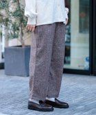 【ドミンゴ/DOMINGO】のウールライクへリンボン プルオントラウザー 人気、トレンドファッション・服の通販 founy(ファニー) ファッション Fashion レディースファッション Fashion for Women シンプル Simple, Minimal ストレート Straight, Straight Cut タイツ Tights, Legwear ネップ Nepp, Slub Yarn フィット Fit, Slim Fit ミックス Mix, Mixed Style リラックス Relax, Relaxed Fit ワイド Wide, Wide Fit A/W・秋冬 Autumn/Winter エレガント 上品 Elegant thumbnail ブラウン|ID: prp329100004835652 ipo3291000000035223234