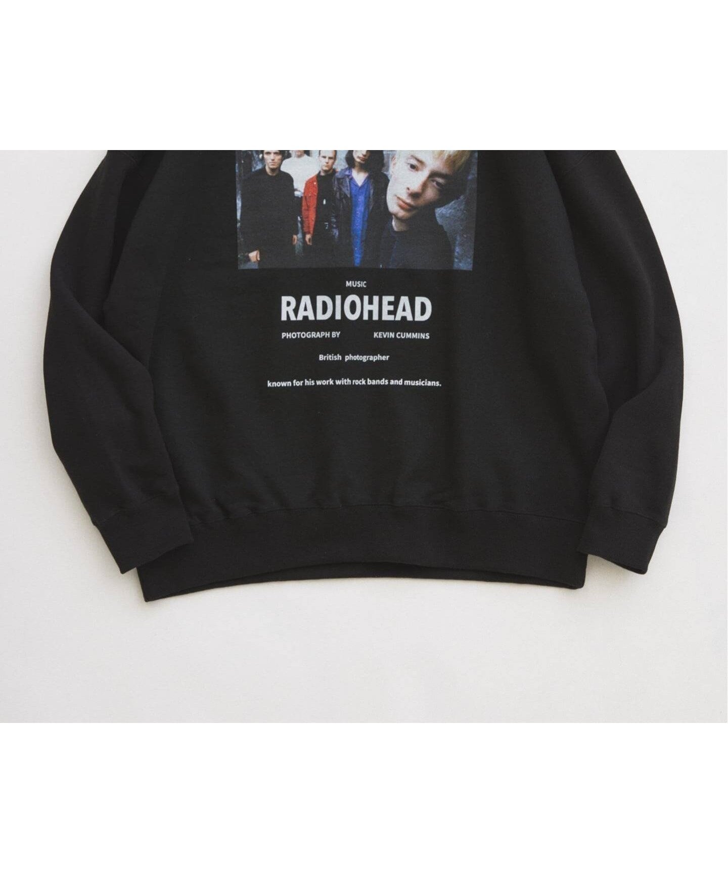 【ジャーナルスタンダード レリューム/JOURNAL STANDARD relume / MEN】の【THE CULTURE CODE】レディオヘッド by Kevin Cummins フォトスウェット 人気、トレンドファッション・服の通販 founy(ファニー) 　ファッション　Fashion　メンズファッション　Fashion for Men　インナー　Innerwear　春　Spring　秋　Autumn　吸水　Absorbent, Quick-Dry　ジャケット　Jacket, Outerwear　スウェット / スエット　Sweatshirt, Sweatwear　トレンド　Trend, Trending Now　ビッグ　Big, Oversized　フロント　Front, Front Design　プリント　Print, Printed Pattern　リアル　Real, Realistic　リラックス　Relax, Relaxed Fit　ルーズ　Loose, Oversized　ロング　Long, Long-Length　冬　Winter / This Winter　 other-1|ID: prp329100004835668 ipo3291000000035223367