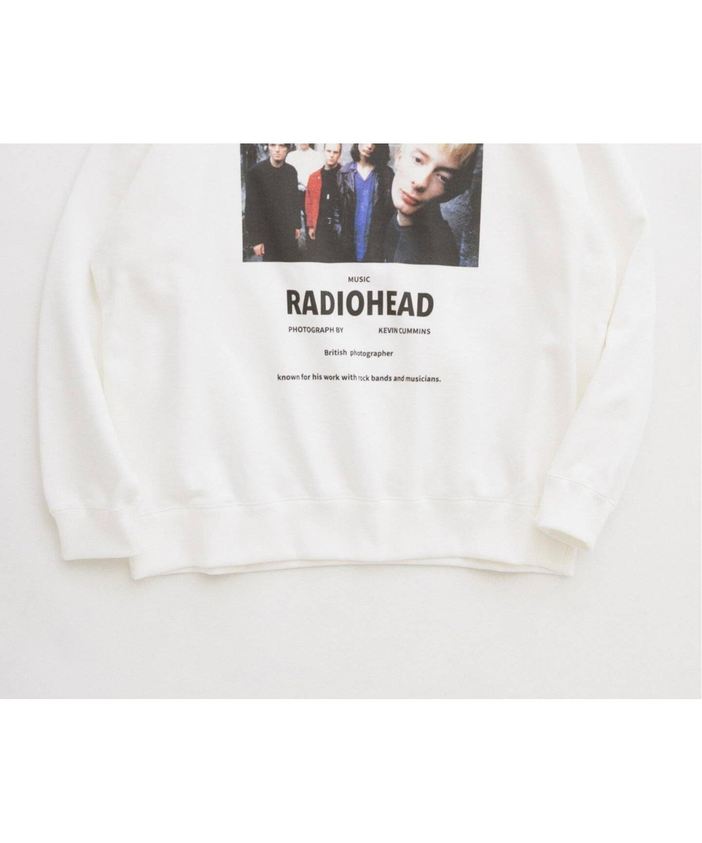 【ジャーナルスタンダード レリューム/JOURNAL STANDARD relume / MEN】の【THE CULTURE CODE】レディオヘッド by Kevin Cummins フォトスウェット インテリア・キッズ・メンズ・レディースファッション・服の通販 founy(ファニー) 　ファッション　Fashion　メンズファッション　Fashion for Men　インナー　Innerwear　春　Spring　秋　Autumn　吸水　Absorbent, Quick-Dry　ジャケット　Jacket, Outerwear　スウェット / スエット　Sweatshirt, Sweatwear　トレンド　Trend, Trending Now　ビッグ　Big, Oversized　フロント　Front, Front Design　プリント　Print, Printed Pattern　リアル　Real, Realistic　リラックス　Relax, Relaxed Fit　ルーズ　Loose, Oversized　ロング　Long, Long-Length　冬　Winter / This Winter　ホワイト|ID: prp329100004835668 ipo3291000000035223372