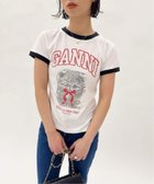 【エディット フォー ルル/edit.for LuLu】の【GANNI/ガニー】Basic Cotton Jersey Margot Kitty P 人気、トレンドファッション・服の通販 founy(ファニー) ファッション Fashion レディースファッション Fashion for Women インナー Innerwear スマート Smart, Elegant パイピング Piping, Trim Design プリント Print, Printed Pattern 再入荷 Restock / Back in Stock おすすめ Recommended / Our Picks thumbnail ホワイト|ID: prp329100004835708 ipo3291000000035223594