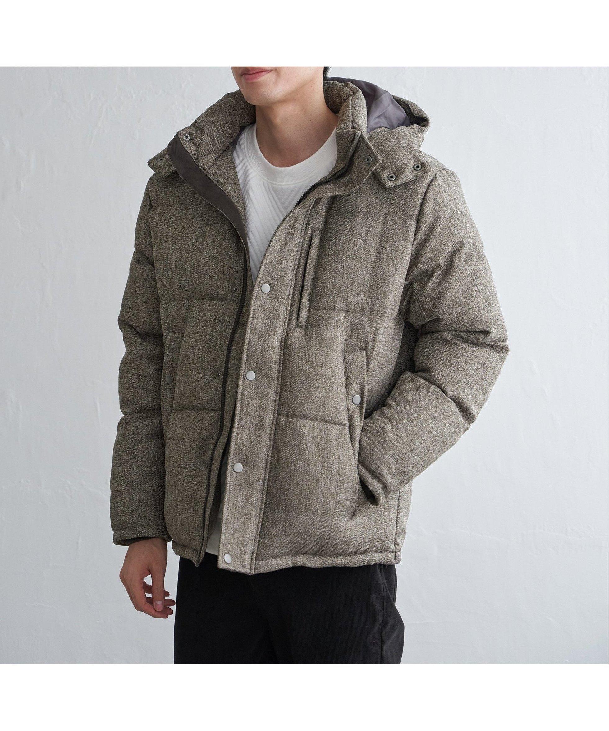 【イッカ/ikka / MEN】の【親子コーデ】soronaツイードライクブルゾン インテリア・キッズ・メンズ・レディースファッション・服の通販 founy(ファニー) 　ファッション　Fashion　メンズファッション　Fashion for Men　おすすめ　Recommended / Our Picks　クラシック　Classic, Timeless Style　ツイード　Twill, Twill Weave　ブルゾン　Blouson, Bomber Jacket　エレガント 上品　Elegant　今季　This Season, Current Season　防寒　Cold Protection, Winter-Ready　ベージュ|ID: prp329100004835714 ipo3291000000035223631