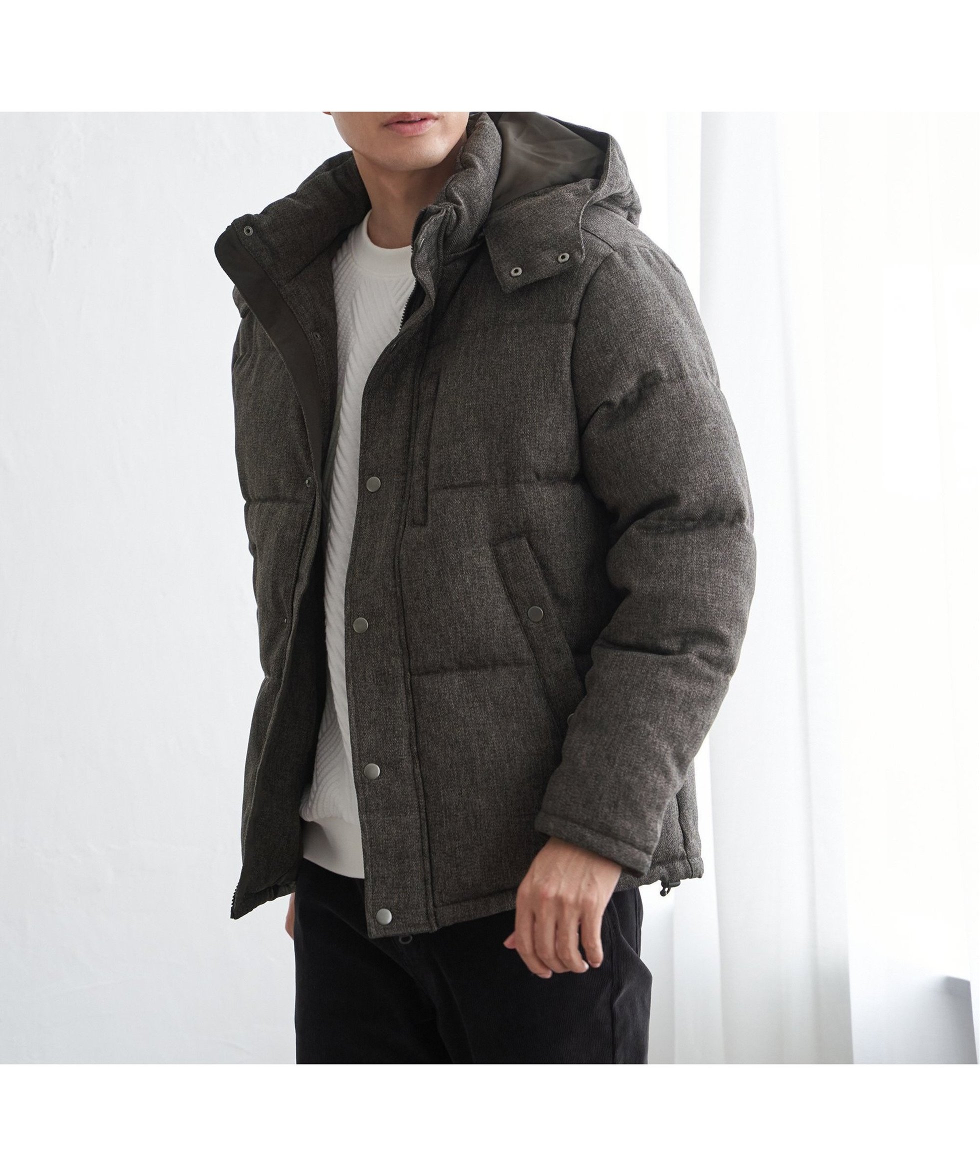 【イッカ/ikka / MEN】の【親子コーデ】soronaツイードライクブルゾン インテリア・キッズ・メンズ・レディースファッション・服の通販 founy(ファニー) 　ファッション　Fashion　メンズファッション　Fashion for Men　おすすめ　Recommended / Our Picks　クラシック　Classic, Timeless Style　ツイード　Twill, Twill Weave　ブルゾン　Blouson, Bomber Jacket　エレガント 上品　Elegant　今季　This Season, Current Season　防寒　Cold Protection, Winter-Ready　ブラウン|ID: prp329100004835714 ipo3291000000035223633