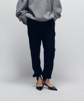 【プルミエ アロンディスモン/1er Arrondissement / MEN】のB.Sジョーゼットスリットリブジョガーパンツ 人気、トレンドファッション・服の通販 founy(ファニー) ファッション Fashion メンズファッション Fashion for Men ボトムス Bottoms スリット Slit, Slit Detail センター Center, Center Line ドレープ Drape, Draping Fabric リラックス Relax, Relaxed Fit |ID:prp329100004835748