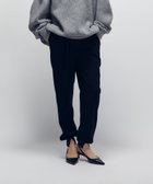 【プルミエ アロンディスモン/1er Arrondissement / MEN】のB.Sジョーゼットスリットリブジョガーパンツ Black|ID: prp329100004835748 ipo3291000000035223872