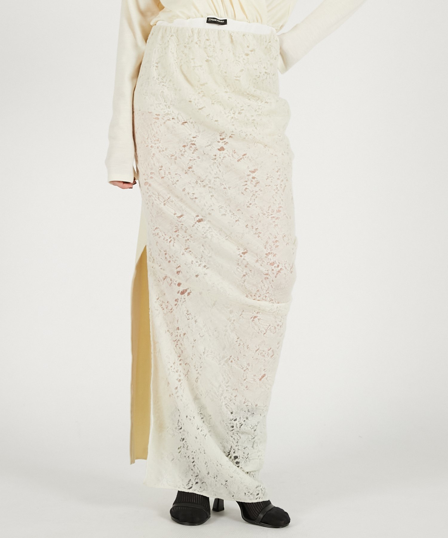 【プランク プロジェクト/PRANK PROJECT】のウールスラウチースカート インテリア・キッズ・メンズ・レディースファッション・服の通販 founy(ファニー) 　ファッション　Fashion　レディースファッション　Fashion for Women　スカート　Skirts　WHT|ID: prp329100004835781 ipo3291000000035224134