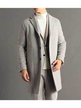 【ニコル/NICOLE / MEN】の【ex/tra】Super120 s ウールビーバー チェスターコート 人気、トレンドファッション・服の通販 founy(ファニー) ファッション Fashion メンズファッション Fashion for Men ジャケット Jacket, Outerwear スマート Smart, Elegant チェスターコート Chester Coat, Long Coat ドレス Dress, One-Piece パーカー Hoodie, Parka ホリデーシーズン Holiday Season ポケット Pocket, Pocket Detail モダン Modern, Contemporary エレガント 上品 Elegant |ID:prp329100004835788