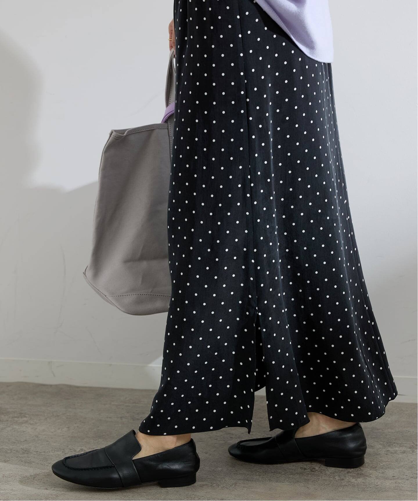 【イエナ/IENA】のIPEKERフィブリルドットプリントスカート インテリア・キッズ・メンズ・レディースファッション・服の通販 founy(ファニー) 　ファッション　Fashion　レディースファッション　Fashion for Women　スカート　Skirts　スマート　Smart, Elegant　フリル　Frill, Ruffle　マーメイド　Mermaid, Fishtail Silhouette　エレガント 上品　Elegant　2025年　2025　2025-2026秋冬・A/W　Autumn/Winter 2025–26 AW25–26　ブラック|ID: prp329100004835798 ipo3291000000035224248